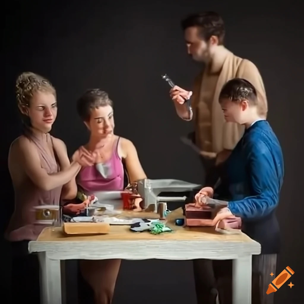 Participants à un atelier de dégustation de chocolat
